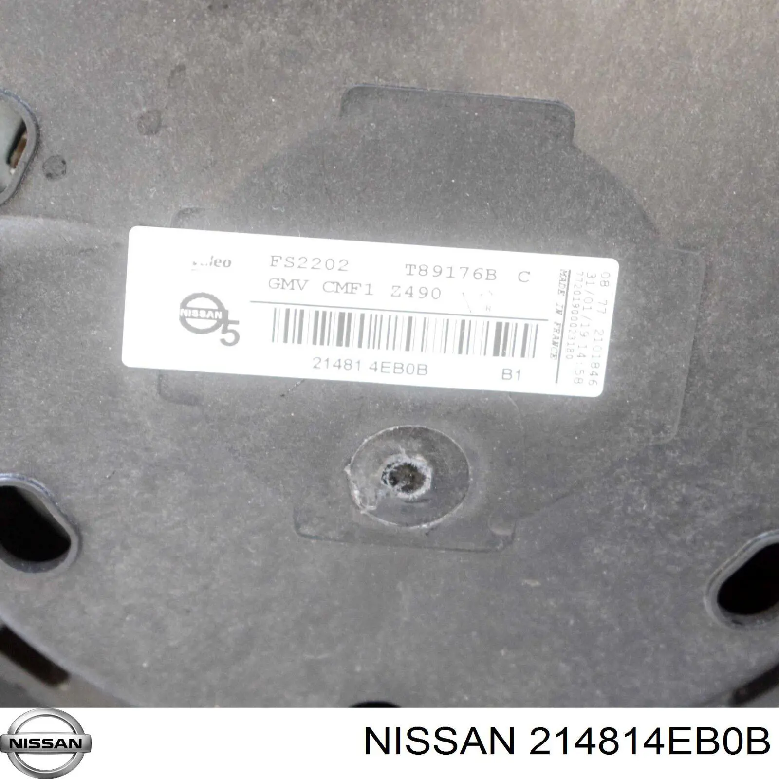Difusor do radiador de esfriamento, montado com motor e roda de aletas 27C123W1 Polcar