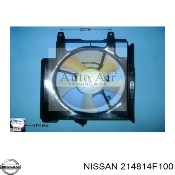 Compre 214811F400 Nissan/Infiniti Difusor do radiador de esfriamento, montado com motor e roda de aletas