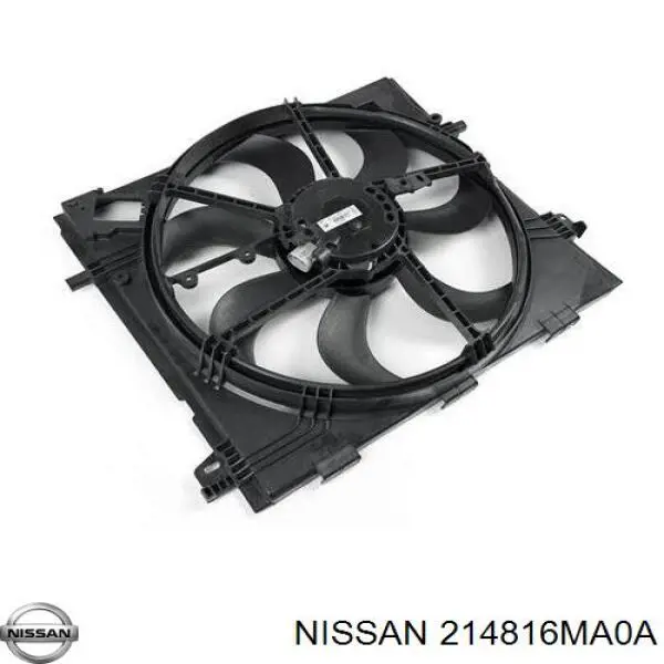 214816MA0A Nissan/Infiniti Difusor do radiador de esfriamento, montado com motor e roda de aletas