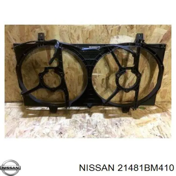 Compre 21481BM410 Nissan/Infiniti Difusor do radiador de esfriamento, montado com motor e roda de aletas