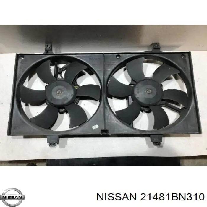 Compre 21481BN310 Nissan/Infiniti Ventilador elétrico de esfriamento montado (motor + roda de aletas)