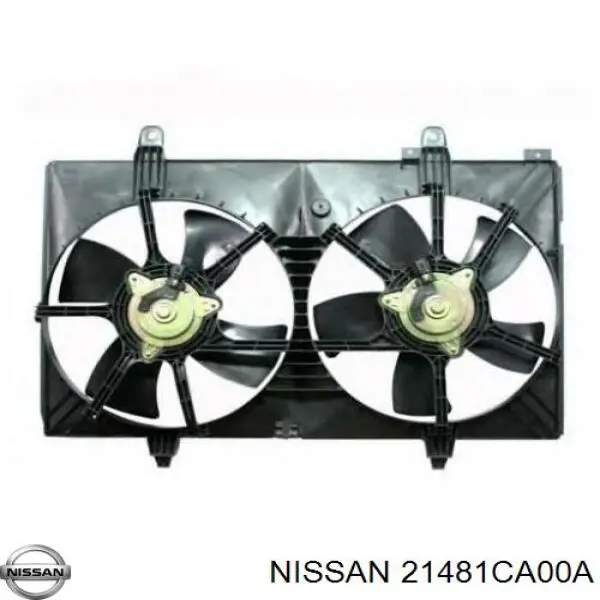 Ventilador elétrico de esfriamento montado (motor + roda de aletas) Nissan Murano  Z50