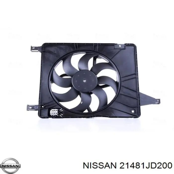 Difusor do radiador de esfriamento, montado com motor e roda de aletas Nissan/Infiniti 21481JD200 preço, a partir de 124,79 USD