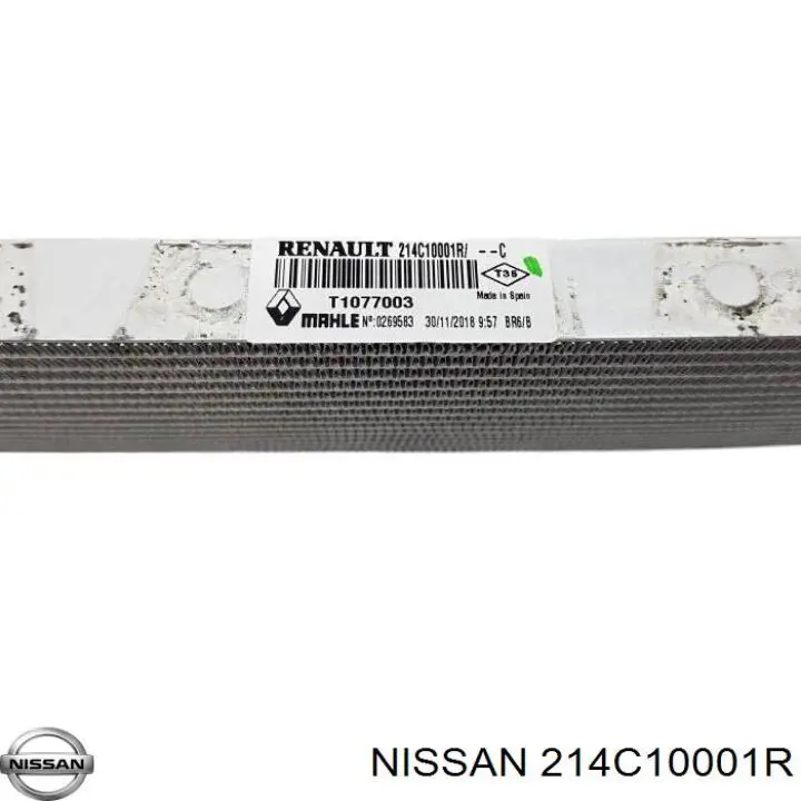 214C10001R Nissan/Infiniti Radiador de esfriamento de motor adicional