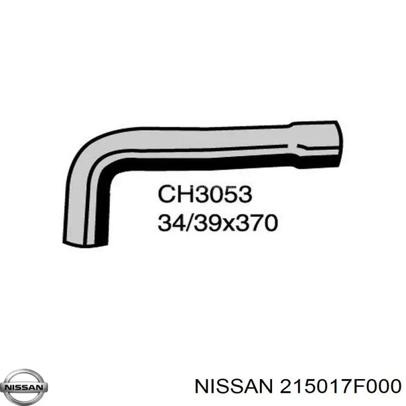 Compre 215017F000 Nissan/Infiniti Mangueira (cano derivado) do radiador de esfriamento superior