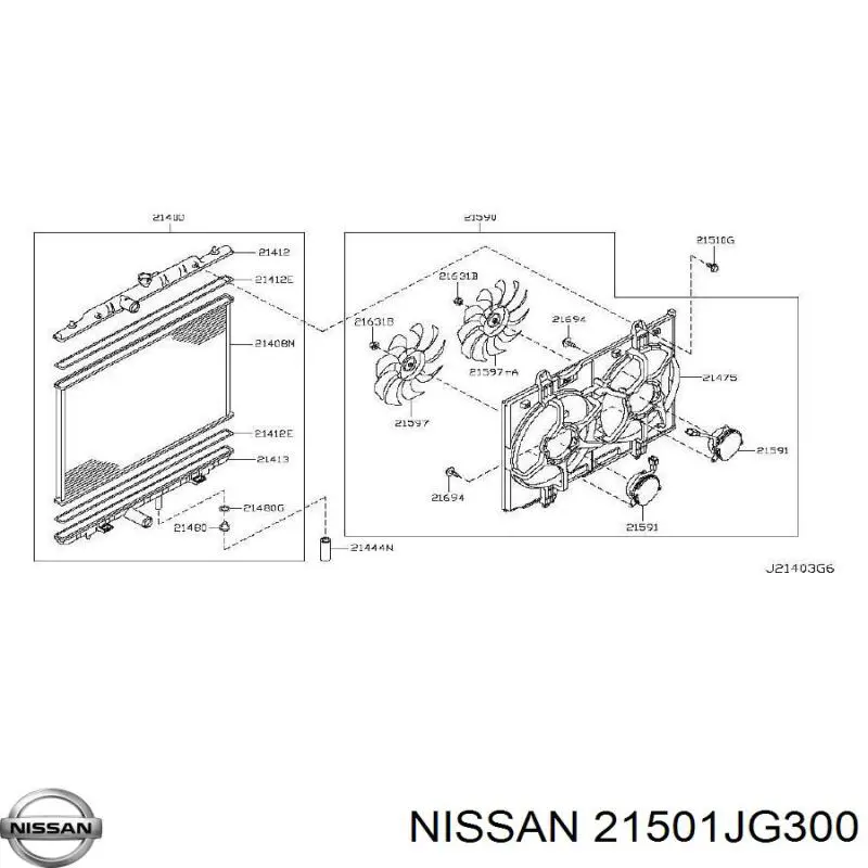 21501JG300 Nissan/Infiniti 