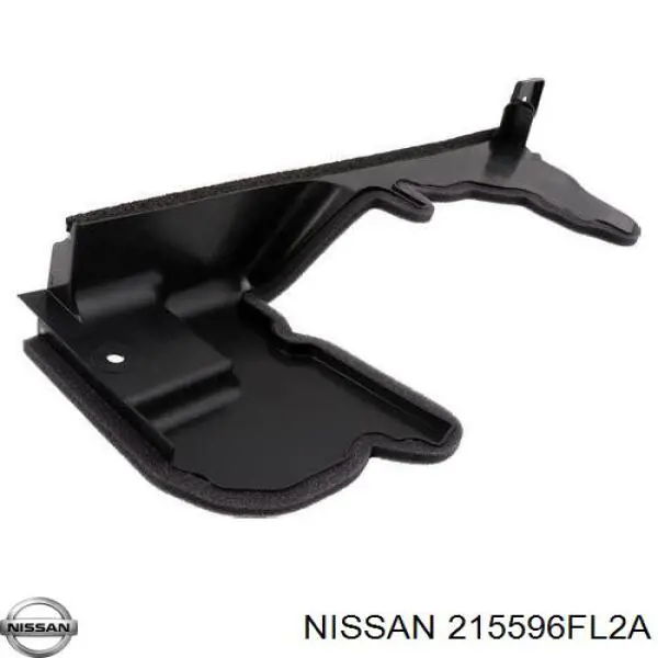 215596FL2A Nissan/Infiniti Conduto de ar (defletor) esquerdo do radiador