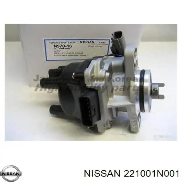 221001N001 Nissan/Infiniti Distribuidor de ignição (distribuidor)