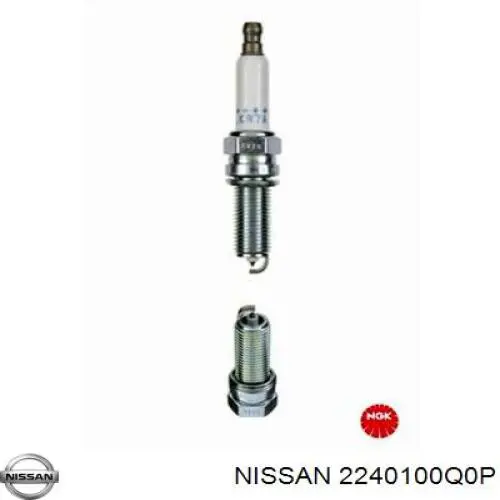 Compre 2240100Q0P Nissan/Infiniti Vela de ignição