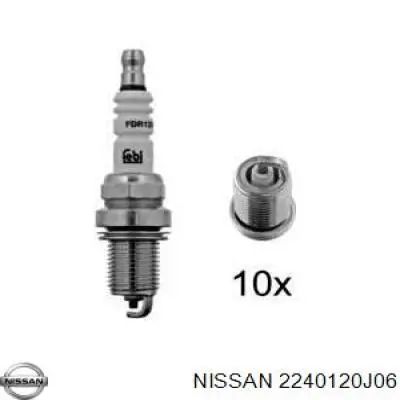 2240120J06 Nissan/Infiniti Vela de ignição
