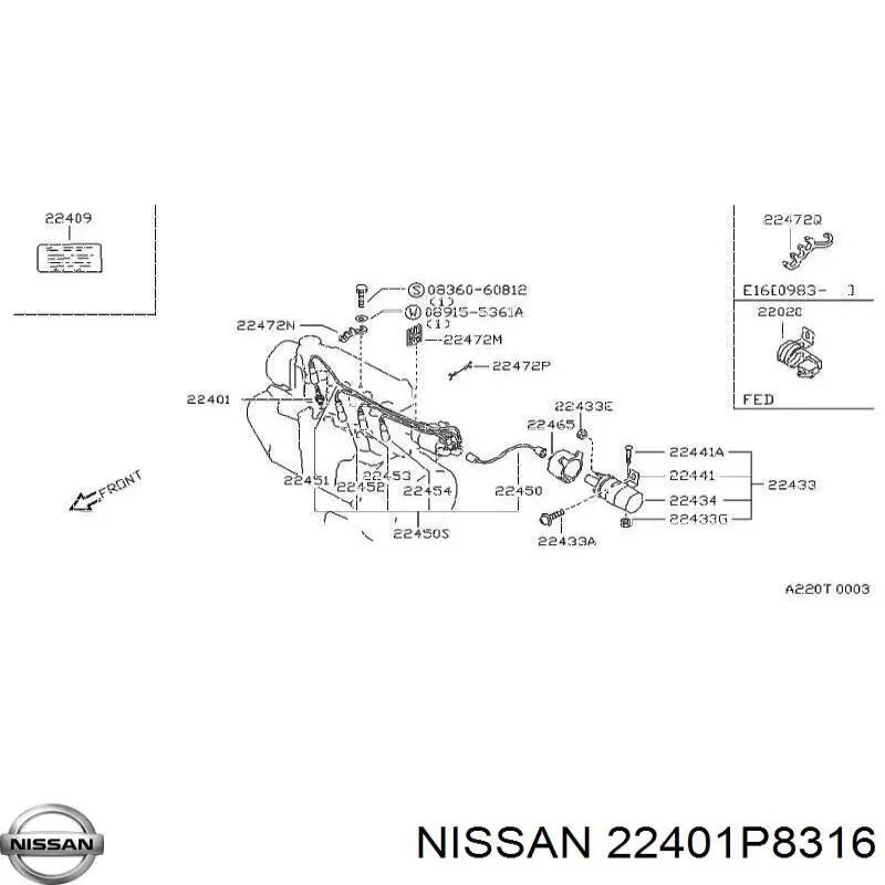 Vela de ignição Nissan/Infiniti 22401P8316 preço, a partir de 4,53 USD