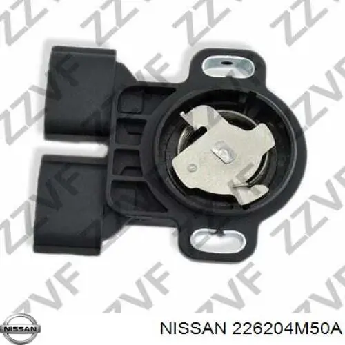 Compre 226204M50A Nissan/Infiniti Sensor de posição da válvula de borboleta (potenciômetro)