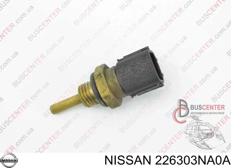 226303NA0A Nissan/Infiniti Sensor de temperatura do fluido de esfriamento