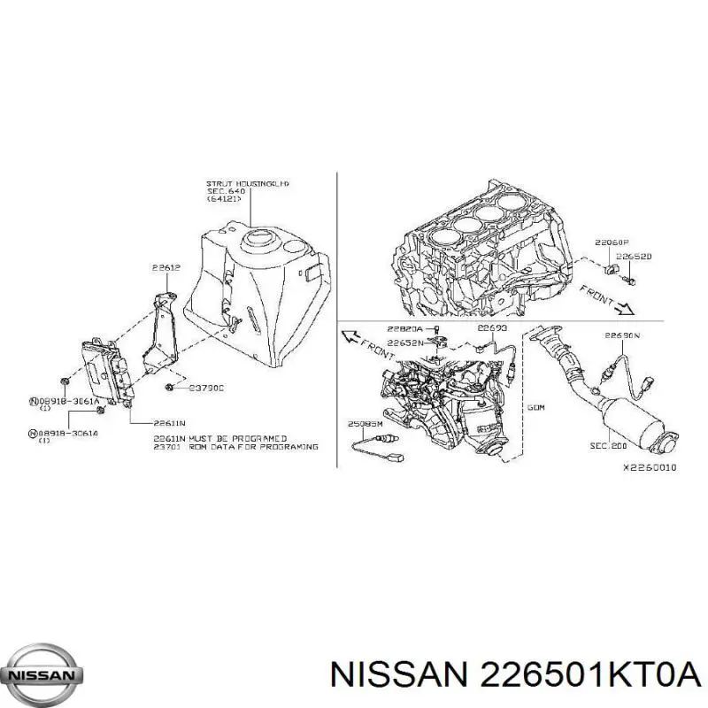  Nissan/Infiniti 226501KT0A preço, a partir de 45,46 USD