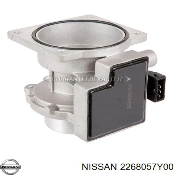 Sensor de fluxo (consumo) de ar, medidor de consumo M.A.F. - (Mass Airflow) 2268057Y00 Nissan/Infiniti