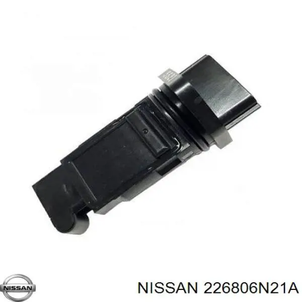 Sensor de fluxo (consumo) de ar, medidor de consumo M.A.F. - (Mass Airflow) 226806N21A Nissan/Infiniti
