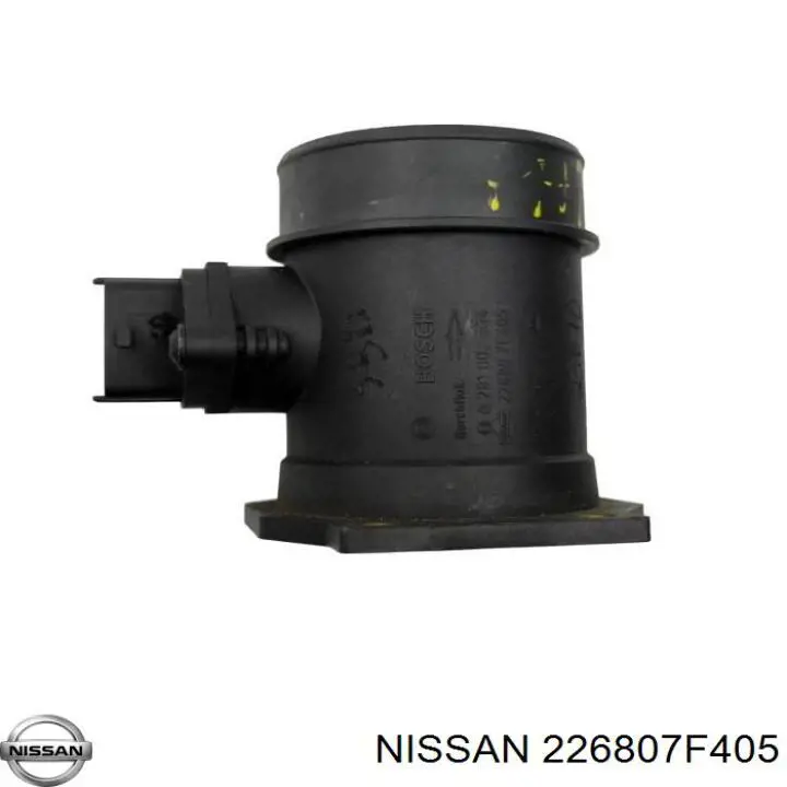 Compre 226807F405 Nissan/Infiniti Sensor de fluxo (consumo) de ar, medidor de consumo M.A.F. - (Mass Airflow)