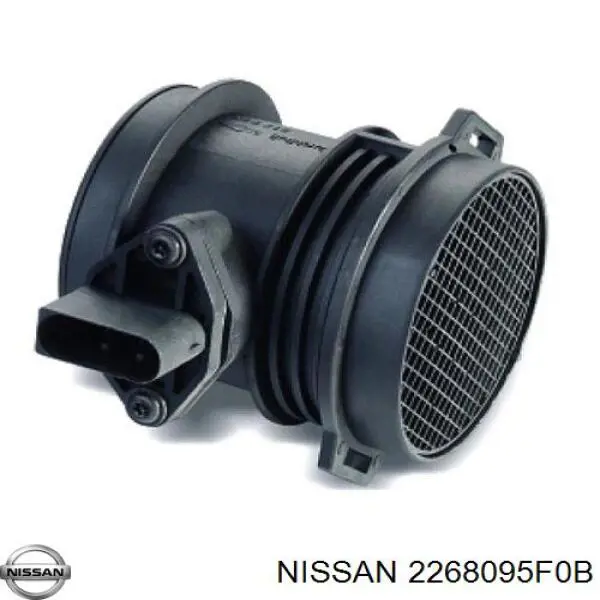 Sensor de fluxo (consumo) de ar, medidor de consumo M.A.F. - (Mass Airflow) para Nissan Almera CLASSIC B10RS