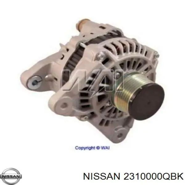 Gerador Nissan/Infiniti 2310000QBK preço, a partir de 72,36 USD