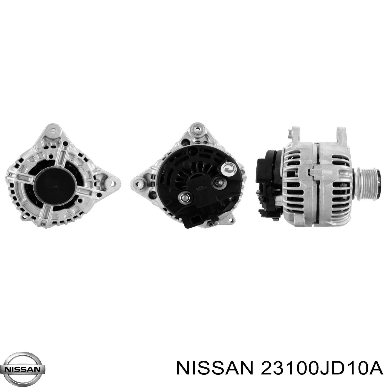 23100JD10A Nissan/Infiniti Gerador