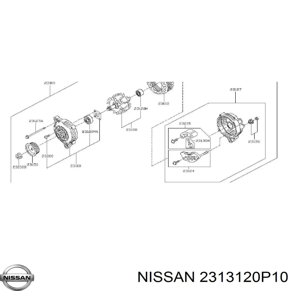 2313120P10 Nissan/Infiniti 