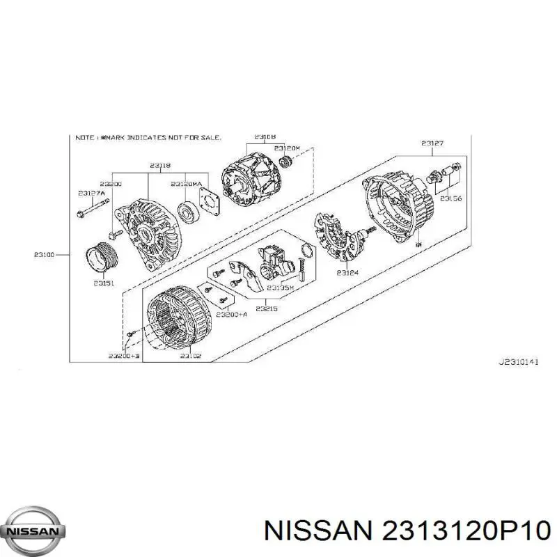 Compre 2313120P10 Nissan/Infiniti 
