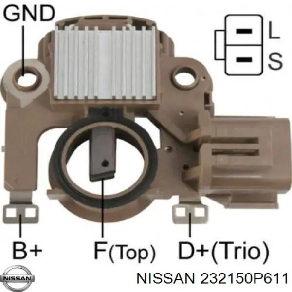 Relê-regulador do gerador (relê de carregamento) Nissan/Infiniti 232150P611 preço, a partir de 27,92 USD