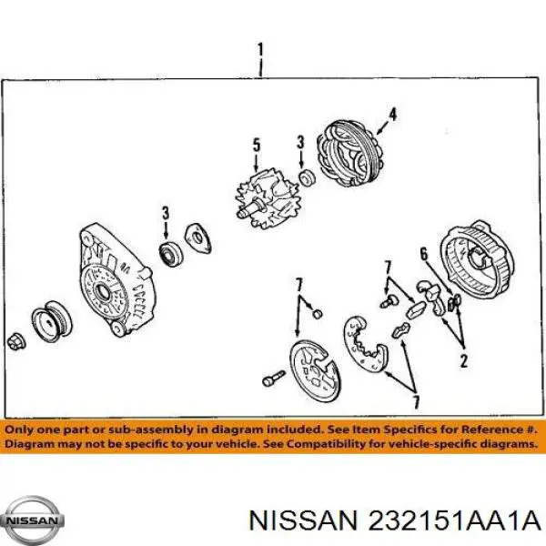 Relê-regulador do gerador (relê de carregamento) Nissan/Infiniti 232151AA1A preço, a partir de 59,99 USD