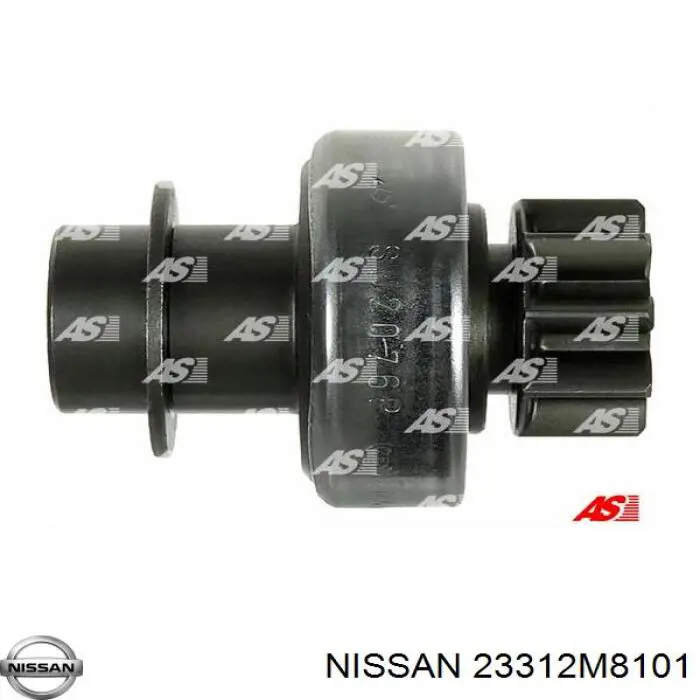 Roda-livre do motor de arranco 23312M8101 Nissan/Infiniti