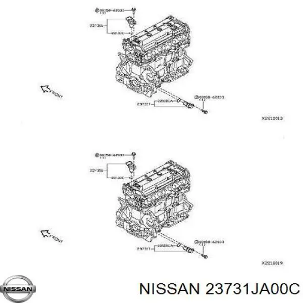 Sensor de posição (de revoluções) de cambota Nissan/Infiniti 23731JA00C preço, a partir de 37,87 USD