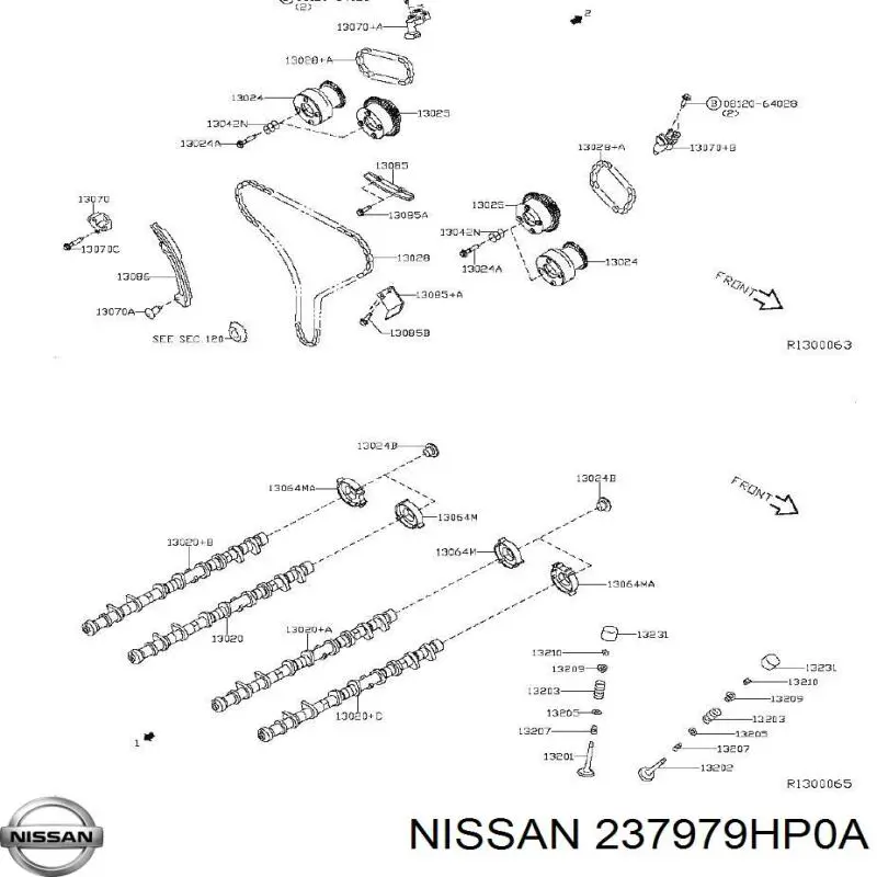 237979HP0A Nissan/Infiniti Vedante de bomba de óleo