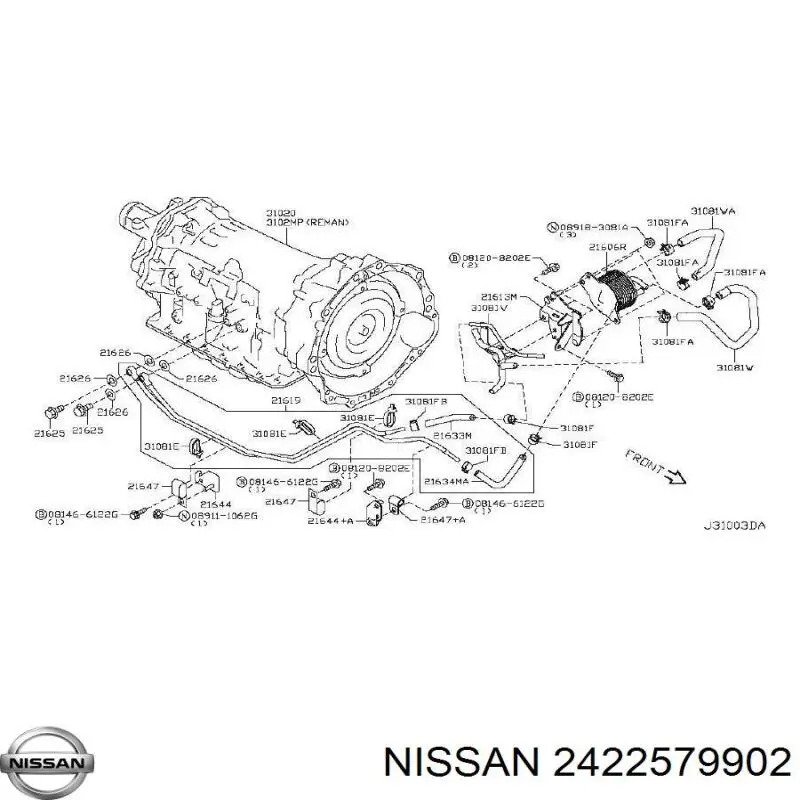  Nissan/Infiniti 2422579902 preço, a partir de 17,13 USD