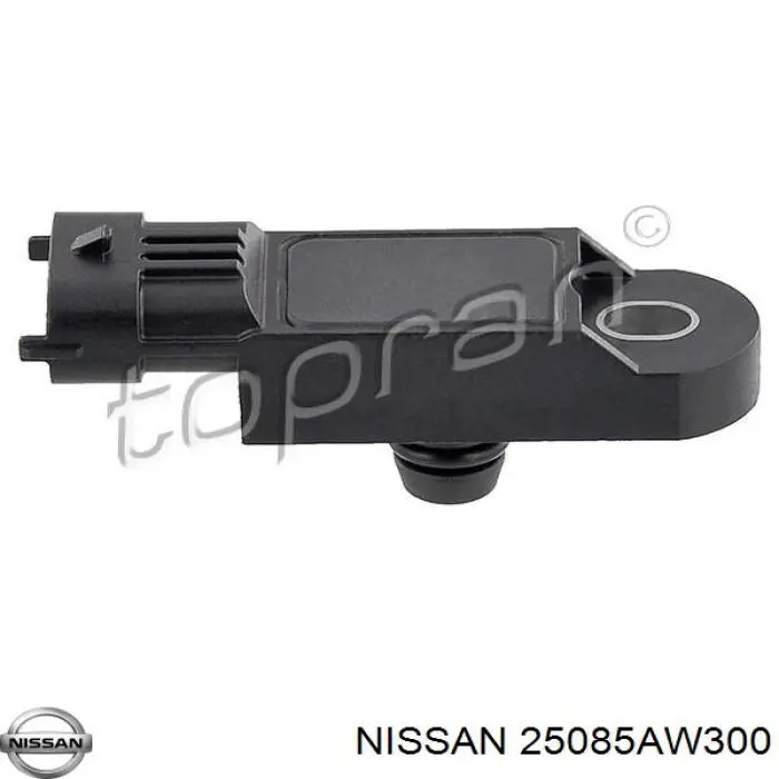 25085AW300 Nissan/Infiniti Sensor de pressão no coletor de admissão, MAP