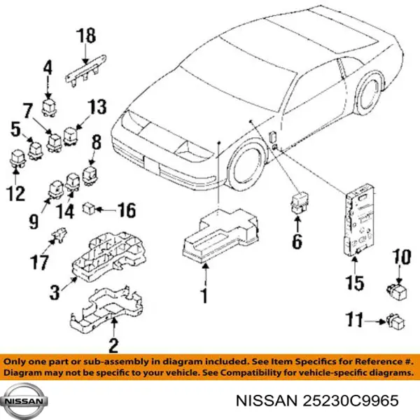 Compre 25230C9965 Nissan/Infiniti 