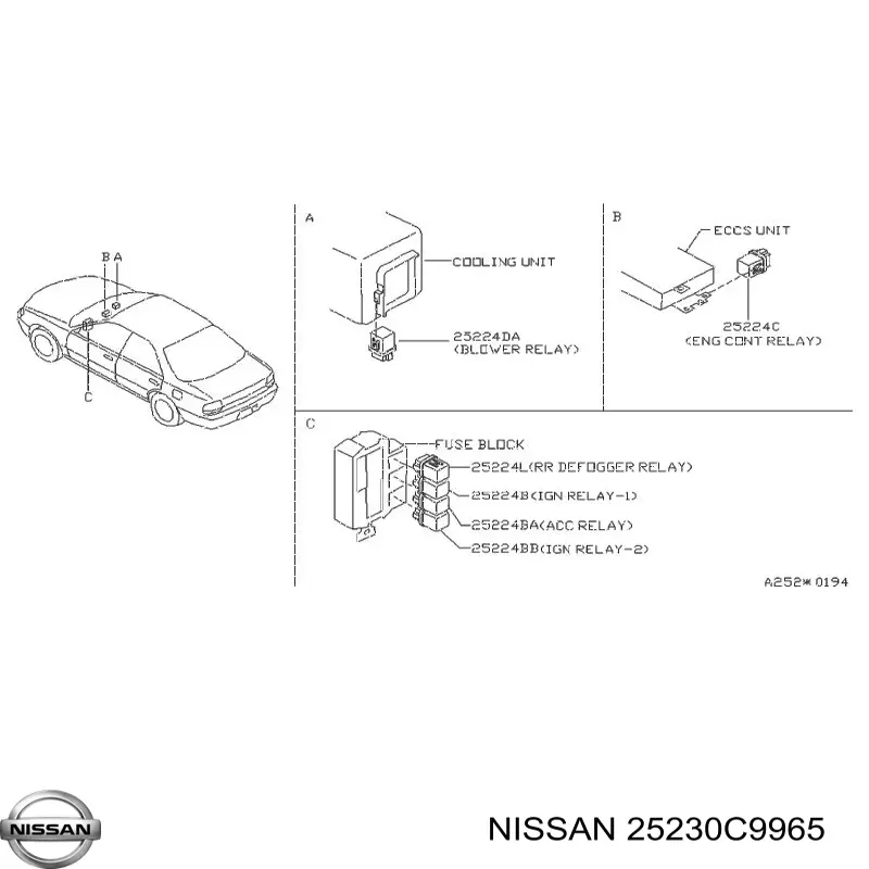  Nissan/Infiniti 25230C9965 preço, a partir de 39,16 USD