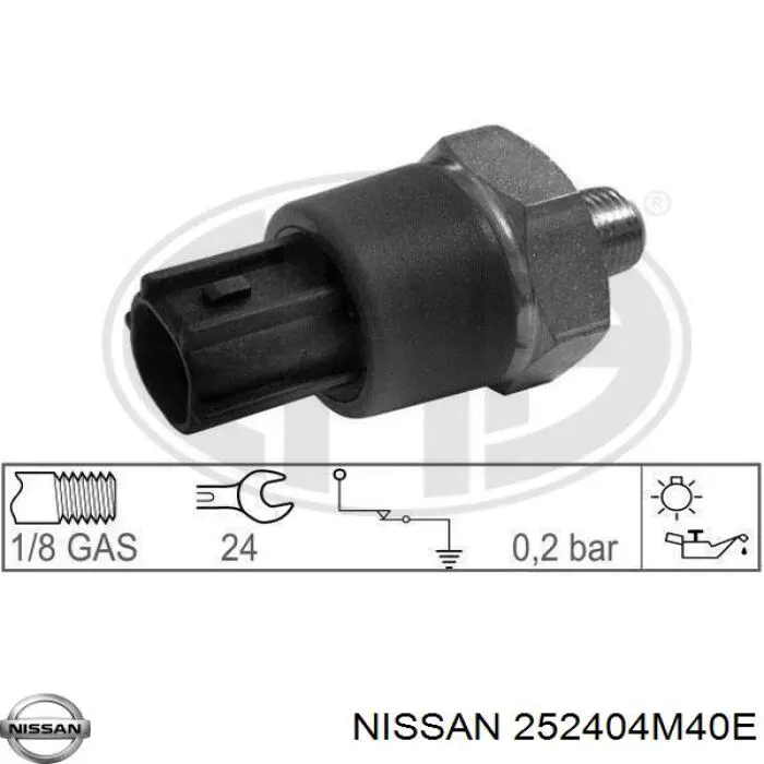 Sensor de pressão de óleo Nissan/Infiniti 252404M40E preço, a partir de 7,52 USD