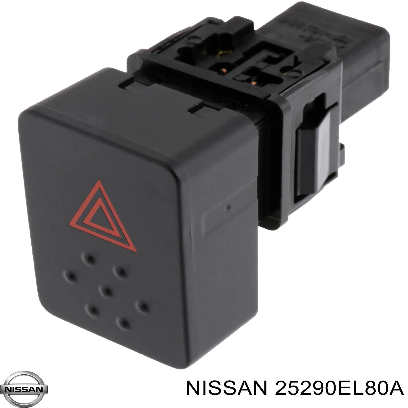 25290EL80A Nissan/Infiniti Botão de ativação do sinal de emergência