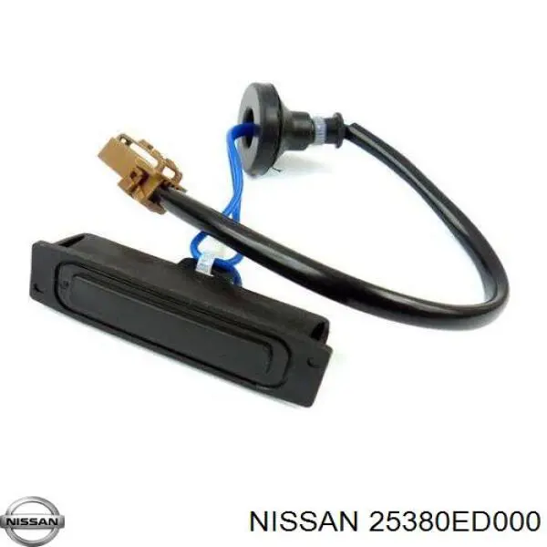 25380ED000 Nissan/Infiniti Botão de salão de acionamento de tampa de porta-malas (de 3ª/5ª porta (de tampa de alcapão)