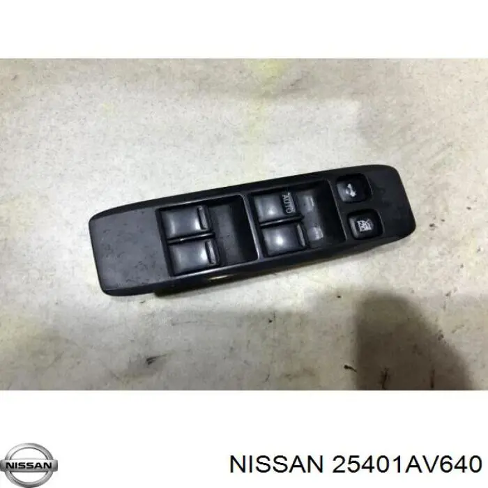 Unidade de botões dianteira esquerda de controlo de elevador de vidro Nissan/Infiniti 25401AV640 preço, a partir de 40,86 USD