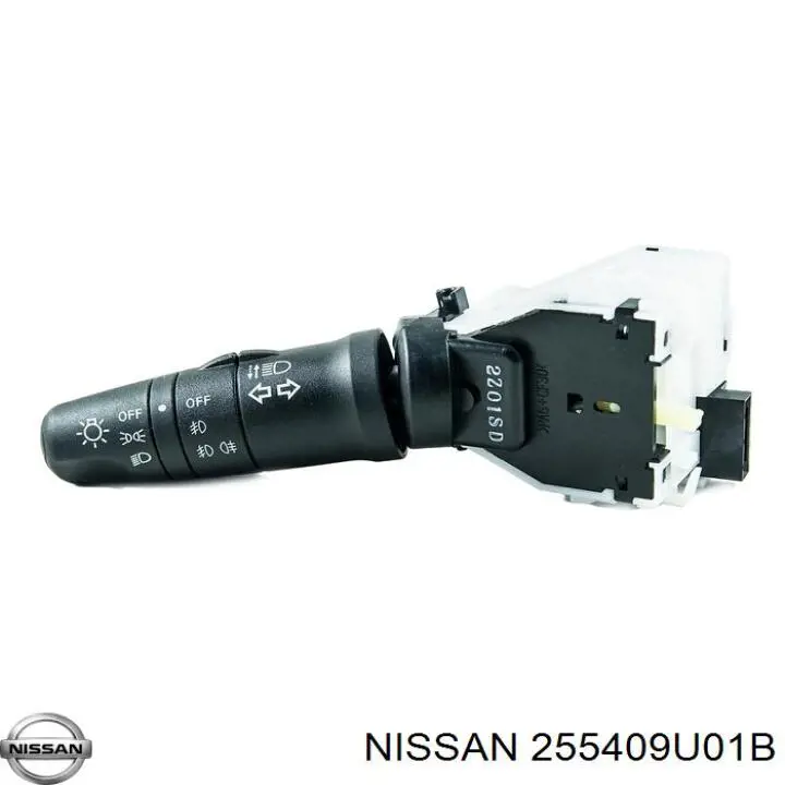 255409U01B Nissan/Infiniti Comutador esquerdo instalado na coluna da direção