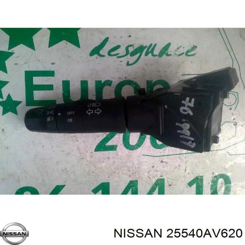 Comutador esquerdo instalado na coluna da direção Nissan/Infiniti 25540AV620 preço, a partir de 34,05 USD