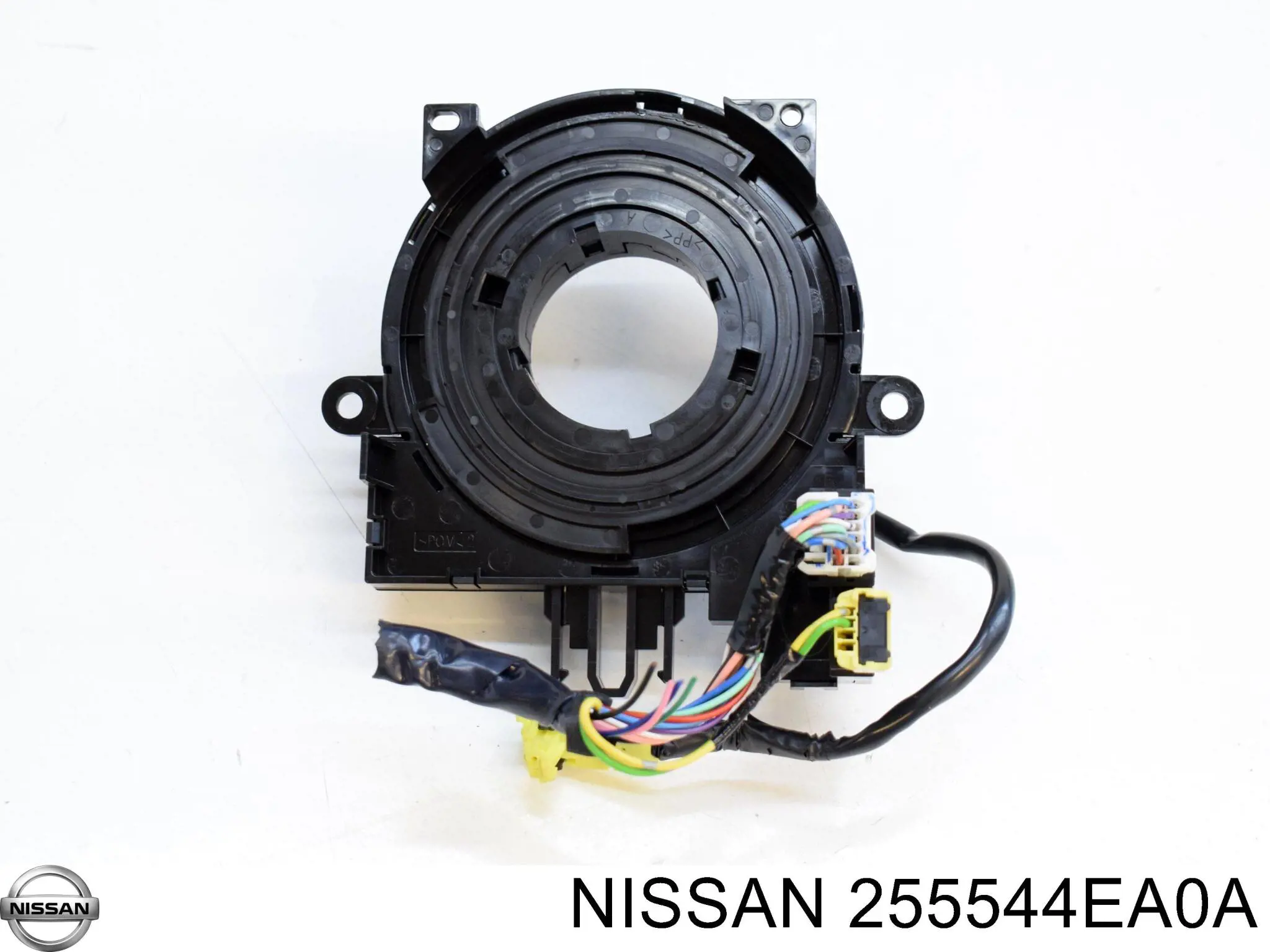 255544EA0A Nissan/Infiniti Anel AIRBAG de contato, cabo plano do volante