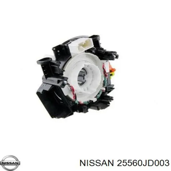 25560JD003 Nissan/Infiniti Anel AIRBAG de contato, cabo plano do volante
