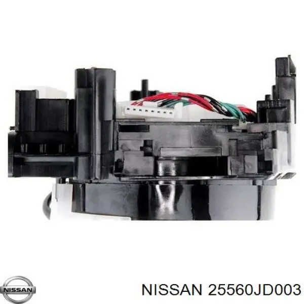 Anel AIRBAG de contato, cabo plano do volante 25560JD003 Nissan/Infiniti