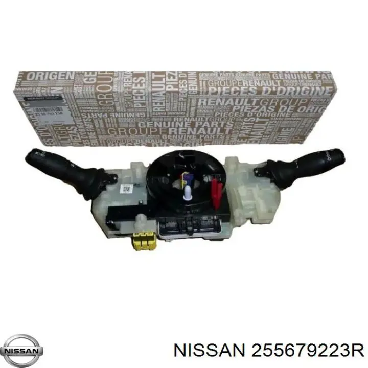 255679223R Nissan/Infiniti Comutador instalado na coluna da direção, montado