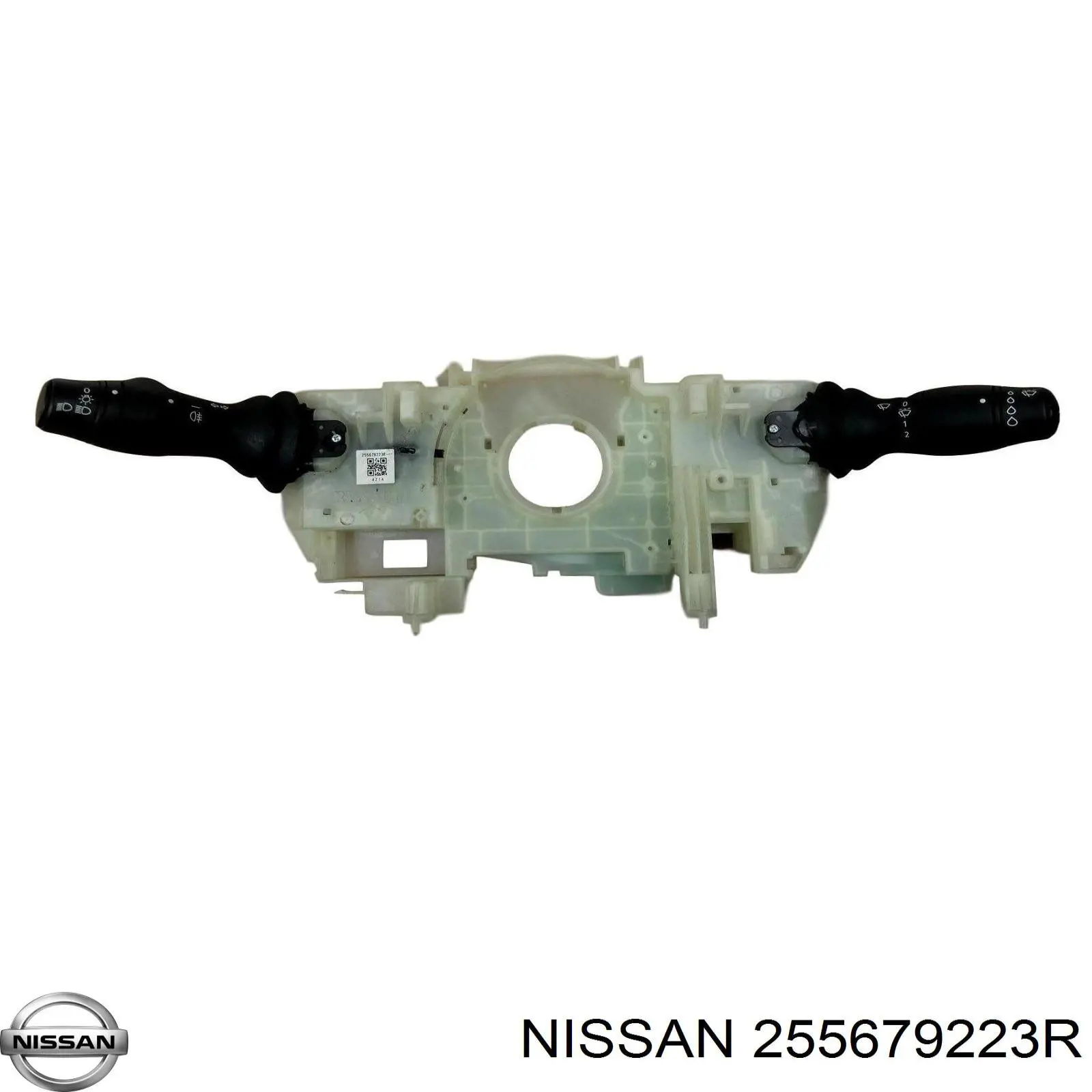 Comutador instalado na coluna da direção, montado 255679223R Nissan/Infiniti