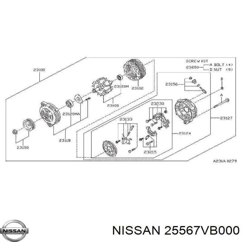 Comutador instalado na coluna da direção, parte central Nissan/Infiniti 25567VB000 preço, a partir de 37,52 USD
