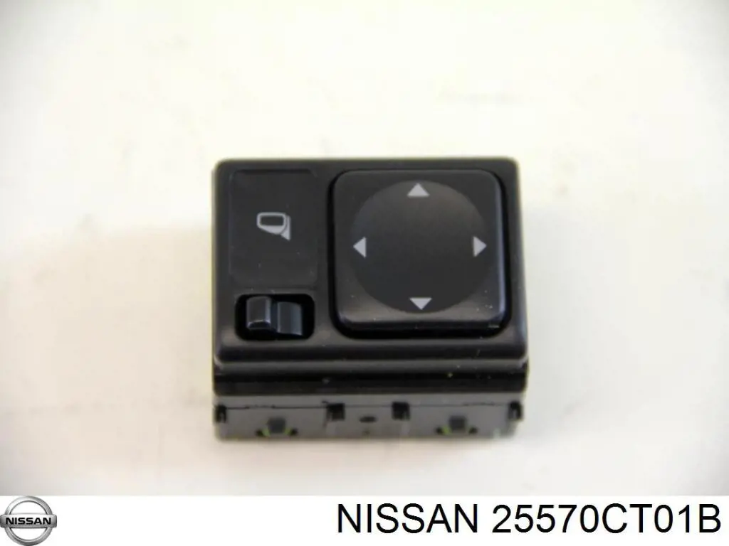 25570CT01B Nissan/Infiniti Unidade de controlo dos espelhos de retrovisão, no painel de instrumentos