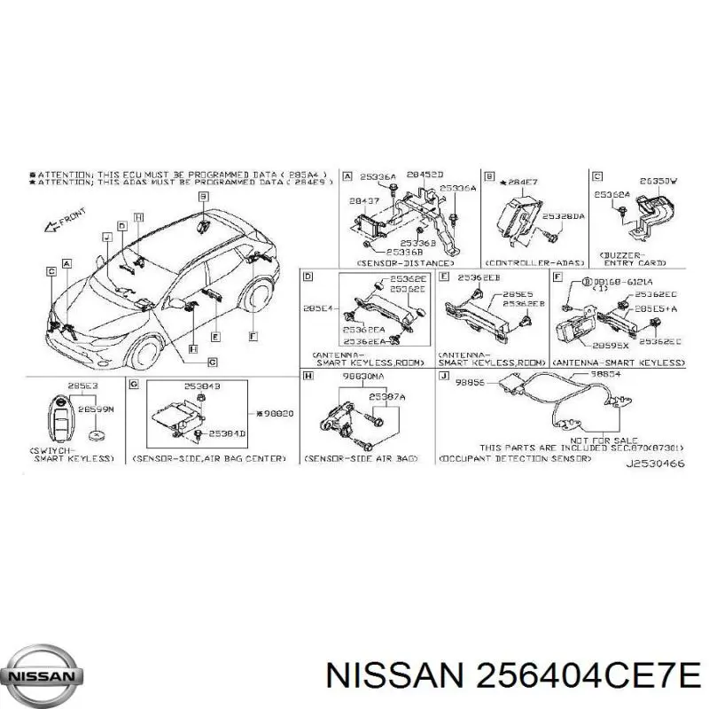 Compre 256404CE7E Nissan/Infiniti Sensor de posição da árvore distribuidora