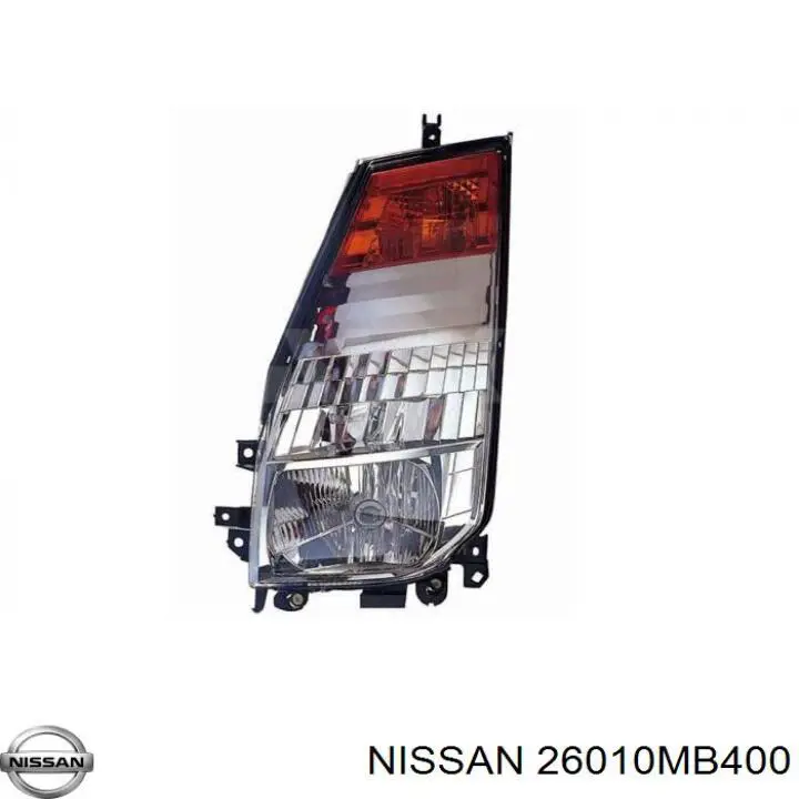 Luz direita Nissan/Infiniti 26010MB400 preço, a partir de 148,78 USD